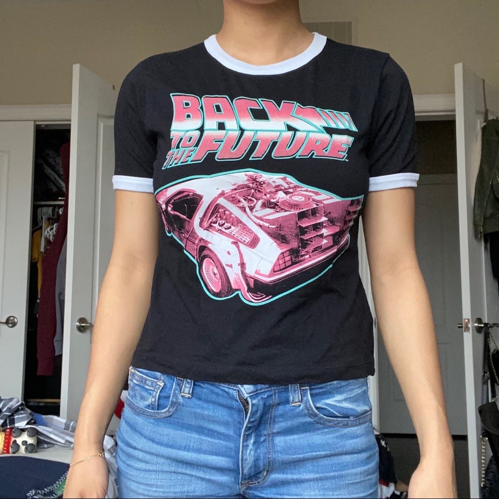 back to the future crop top